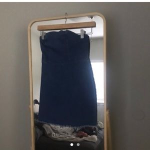 Denim mini dress